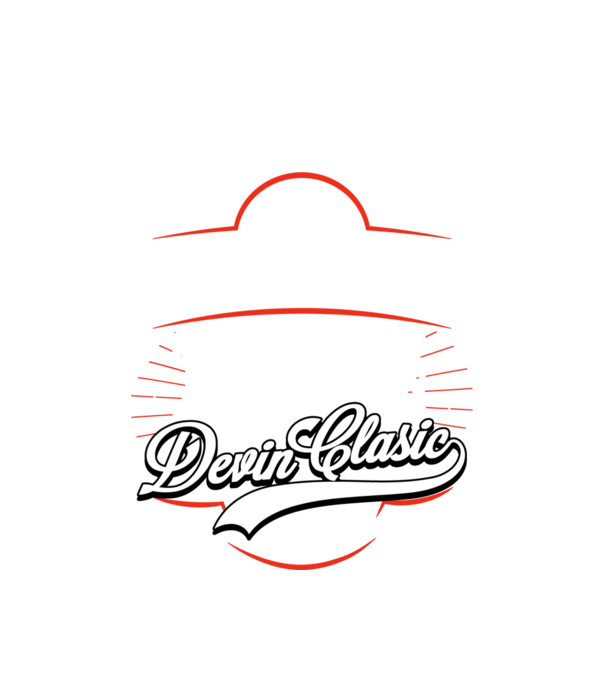Devin Clasic - 2005 model alb pe tricou