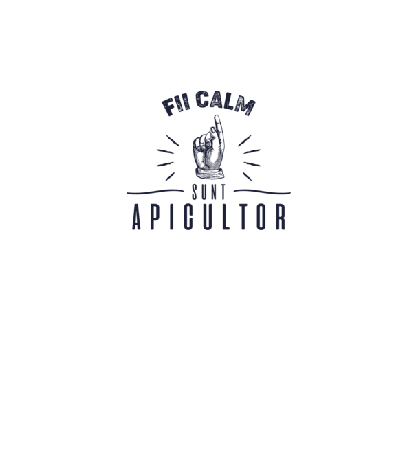 Fii calm.... sunt apicultor model gri pe tricou