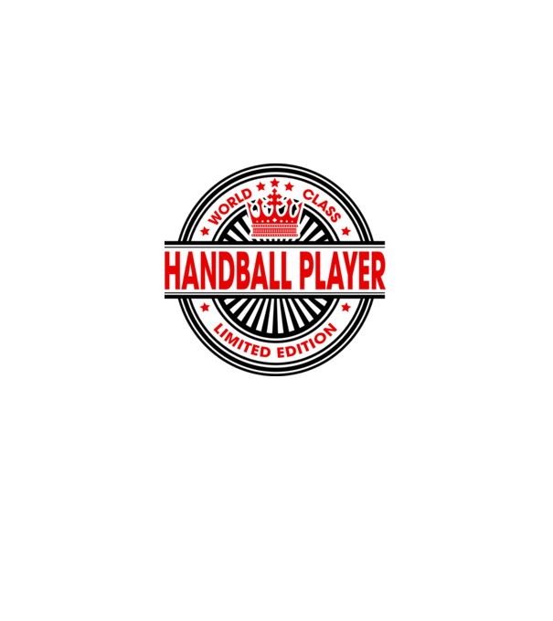 World class HANDBALIST model alb pe tricou
