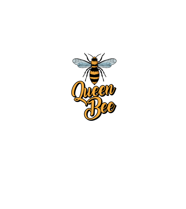Queen Bee model albastru jeanși pe tricou