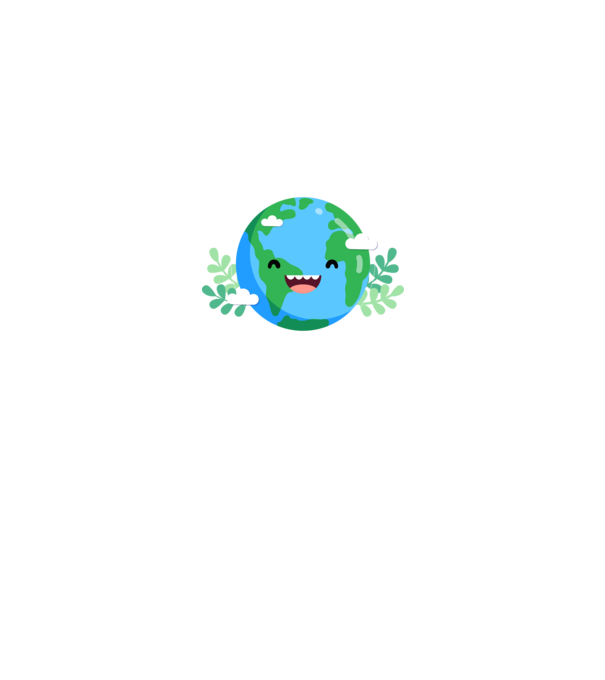 Earth smiley model alb pe tricou