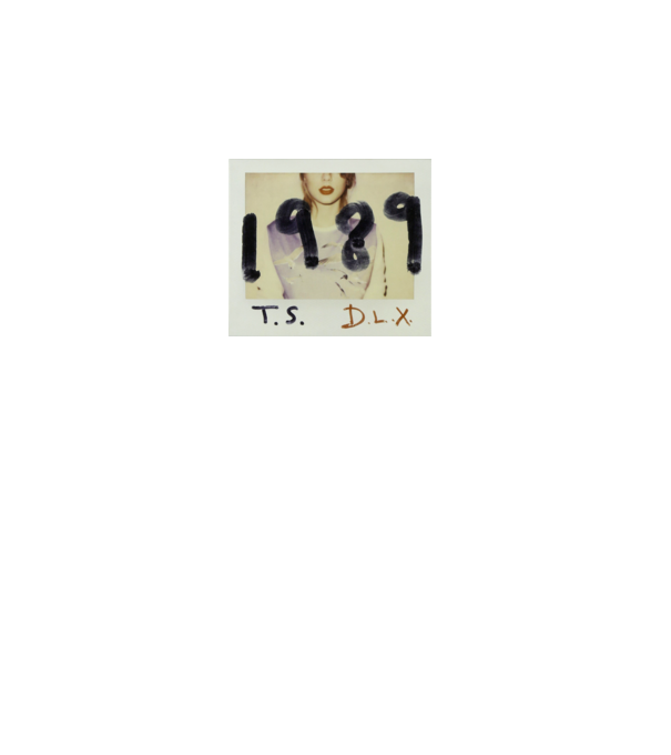 Taylor Swift polaroid model gri pe tricou