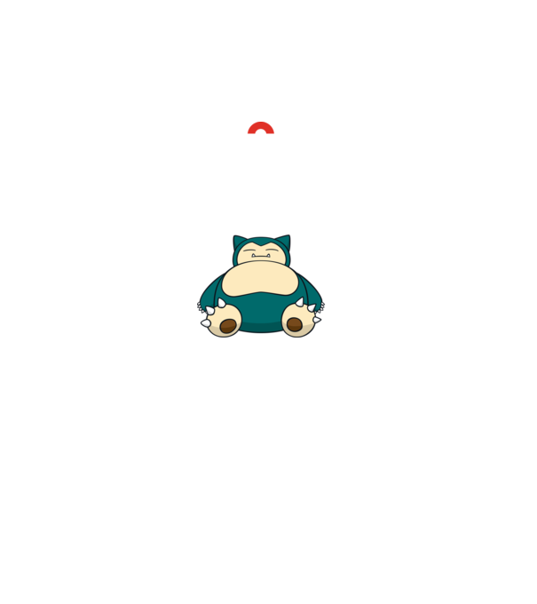 Keep Calm Snorlax model negru pe tricou