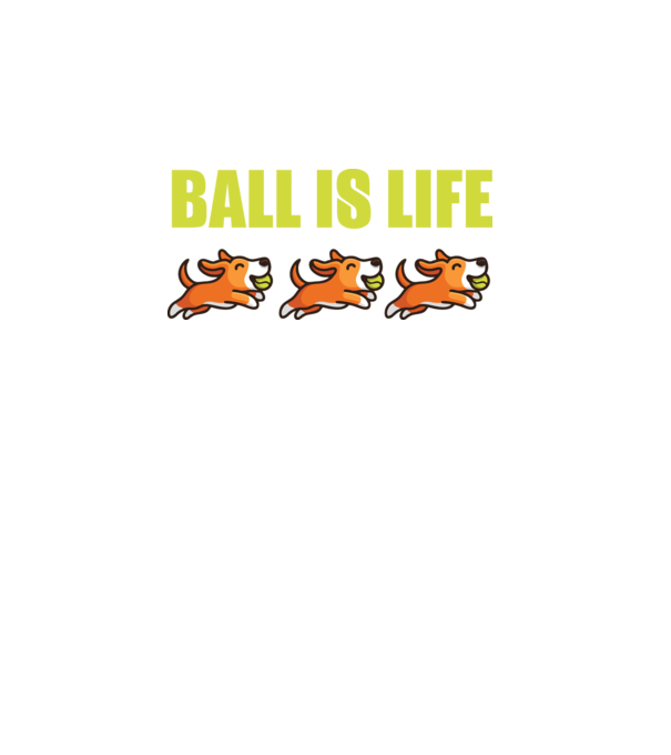 Ball is life model turcoaz pe tricou
