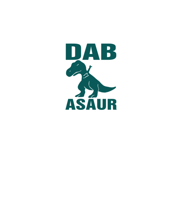 Dabasaur model negru pe tricou