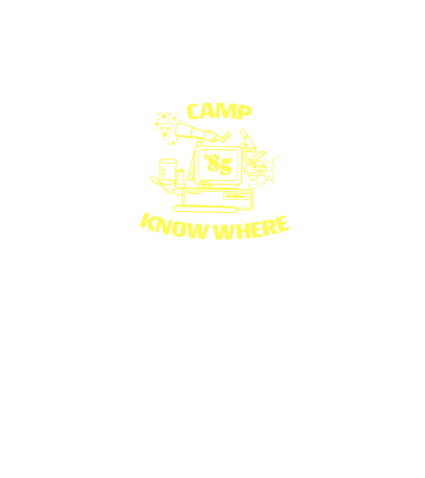 camp nowhere 85 stranger things model negru pe tricou