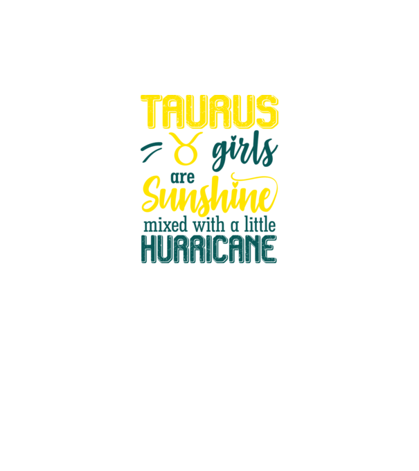 Sunshine with Hurricane TAURUS model negru pe tricou