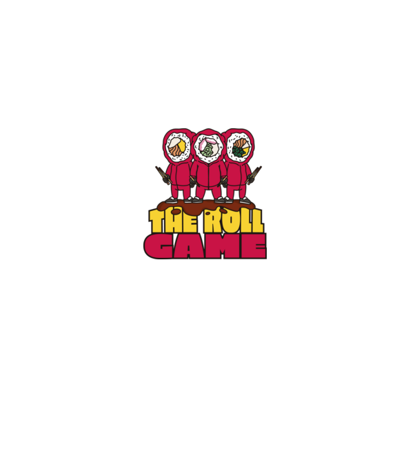 the roll game squid game model gri pe tricou