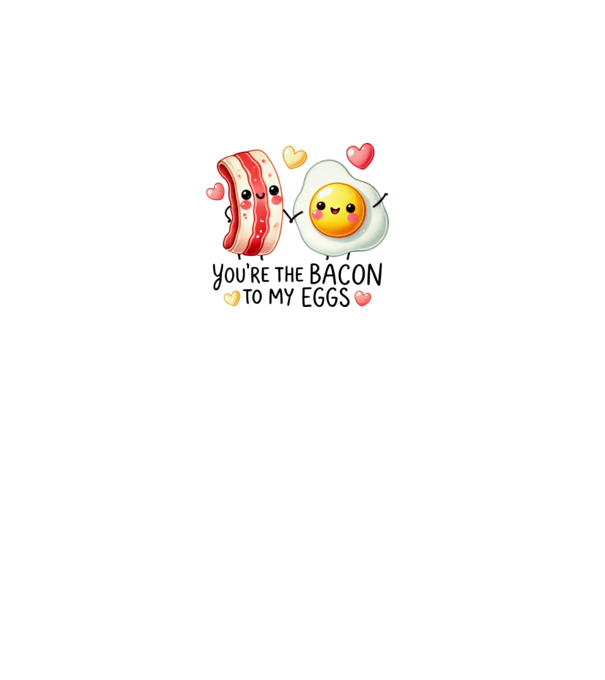 Bacon to my Eggs model gri pe tricou