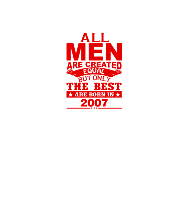 All men are created - 2007 model nisipiu pe tricou