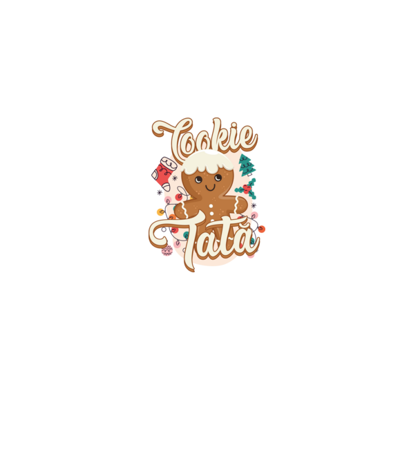 Cookie tată model alb pe tricou