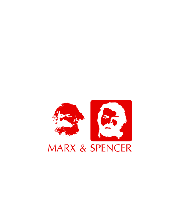 MARX and Spencer model negru pe tricou
