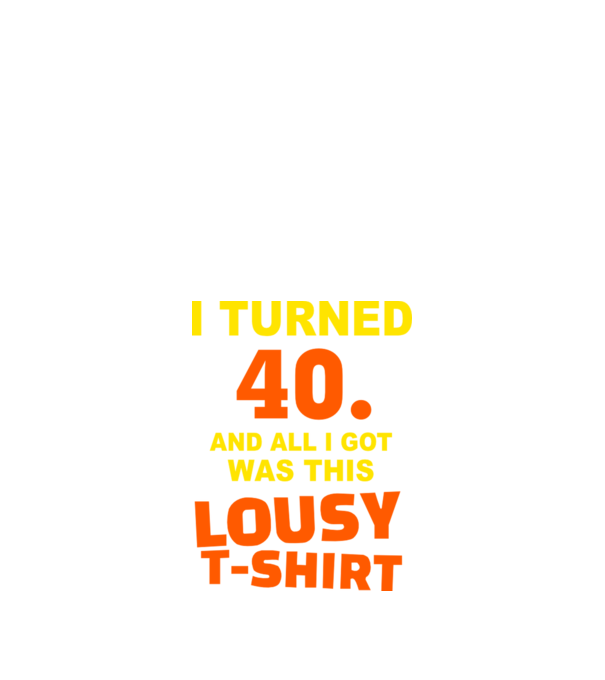 Lousy T-shirt 40 model negru pe tricou