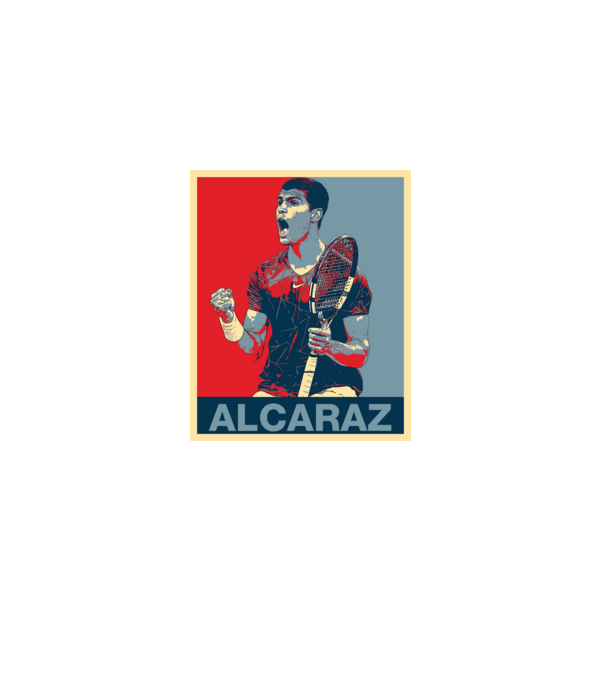 Carlos Alcaraz model negru pe tricou