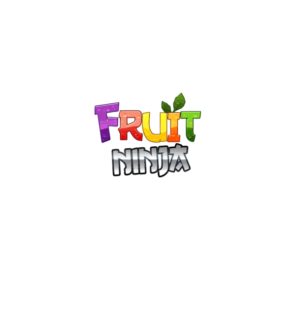 Fruit Ninja model alb pe tricou