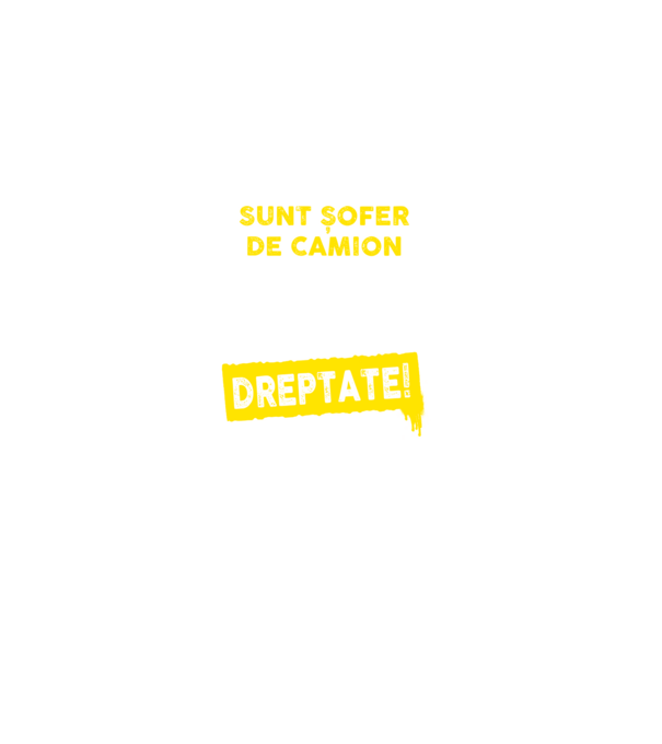 Sunt șofer de camion, pentru a economisi timp, să reținem că am întotdeauna dreptate! model negru pe tricou