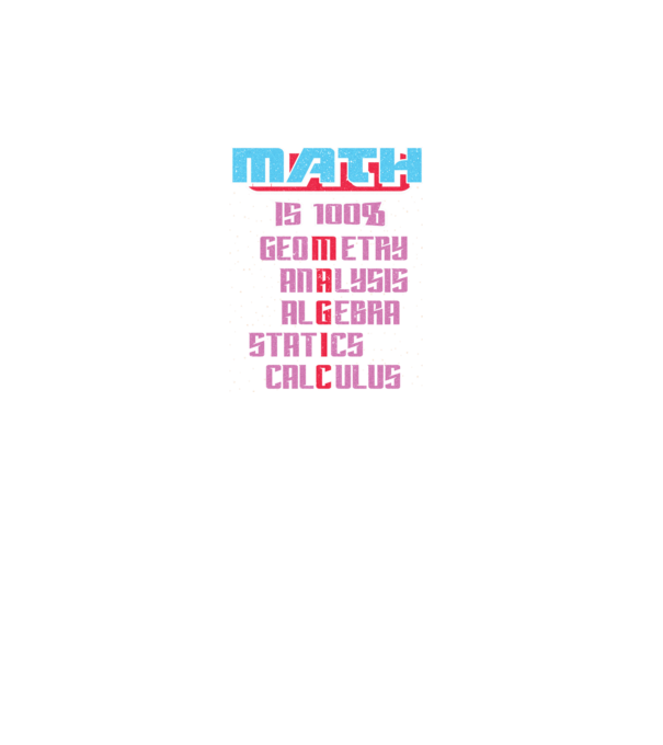 MATH magic retro prespălat model turcoaz pe tricou