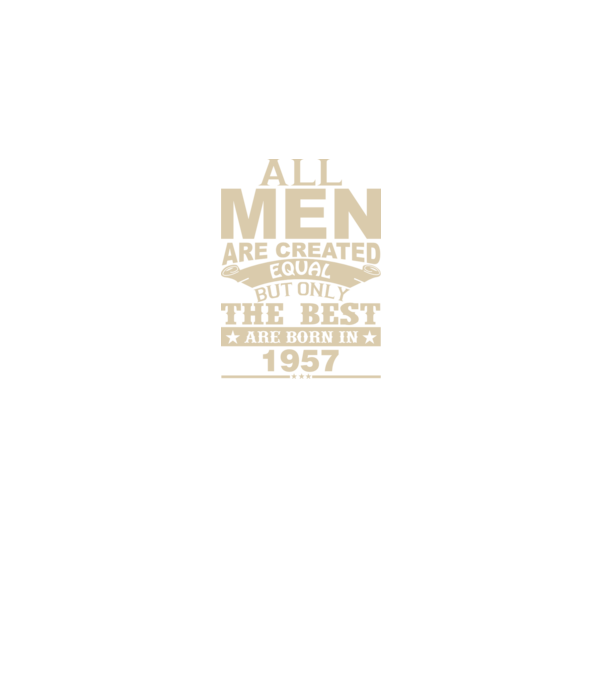 All men are created - 1957 model albastru închis pe tricou