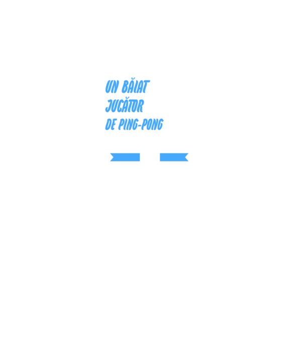 sunt un băiat jucător ping-pong, ca un băiat obișnuit, dar mult mai cool model turcoaz pe tricou