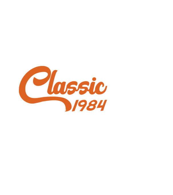 1984 Classic model albastru deschis pe tricou