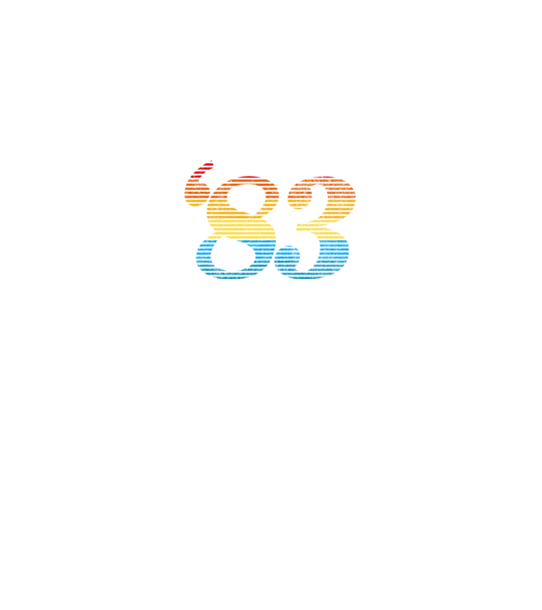 Retro Birthday 1983 model gri pe tricou