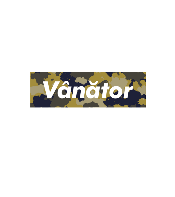 vânător model roz neon pe tricou