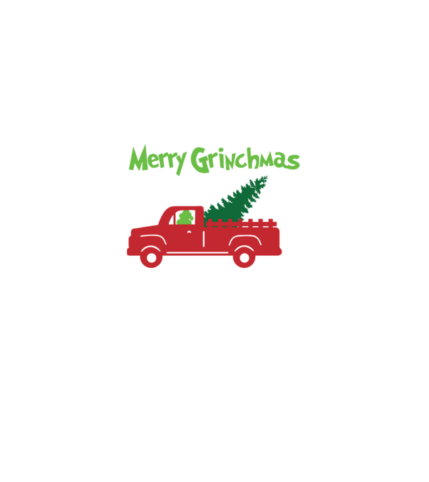 Grinchmas truck model negru pe tricou