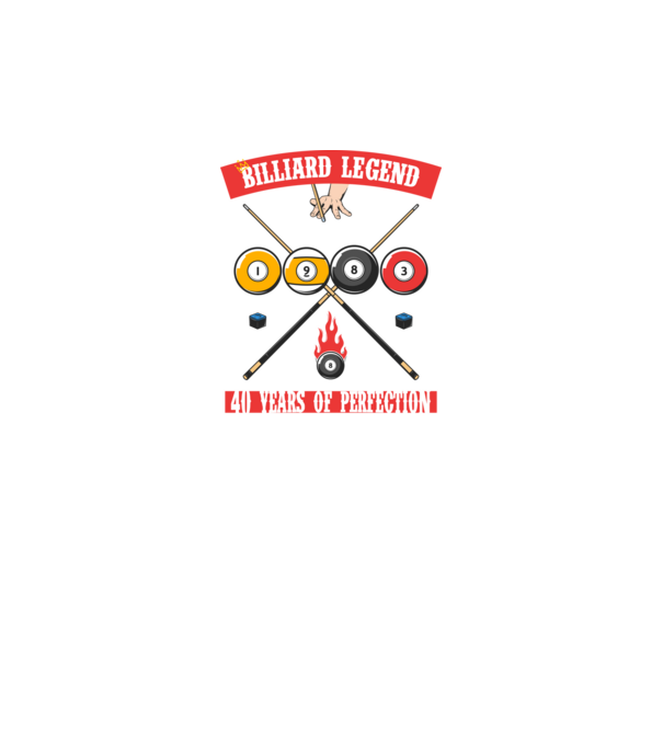 Billiard legend born in 1983 model negru pe tricou