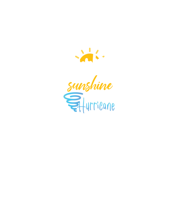 September Girls are Sunshine mixed with a little Hurricane model negru pe tricou