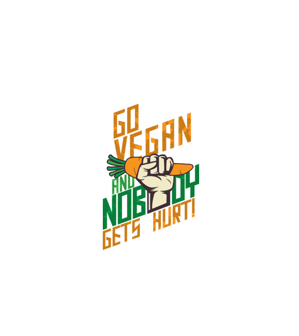 nobody get hurt vegan model negru pe tricou