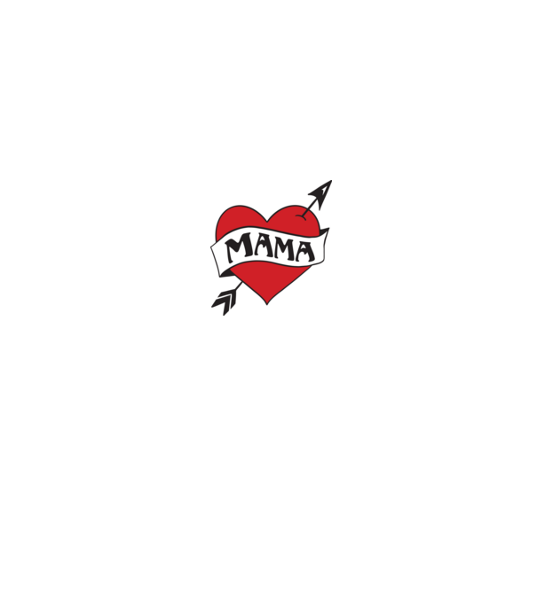 mama model alb pe tricou