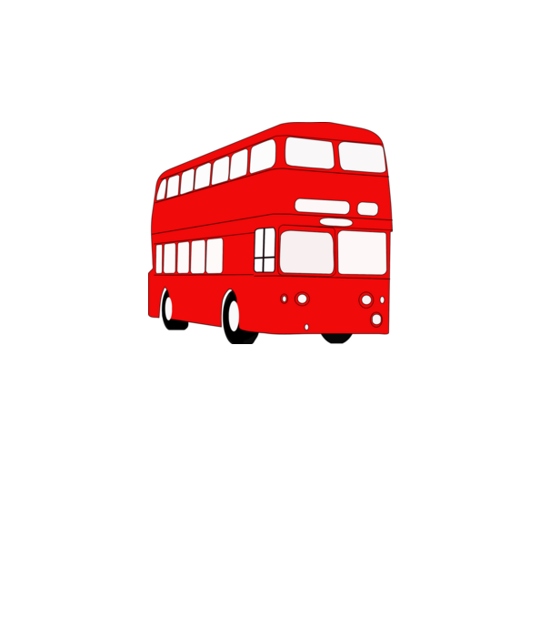 Autobuze model alb pe tricou