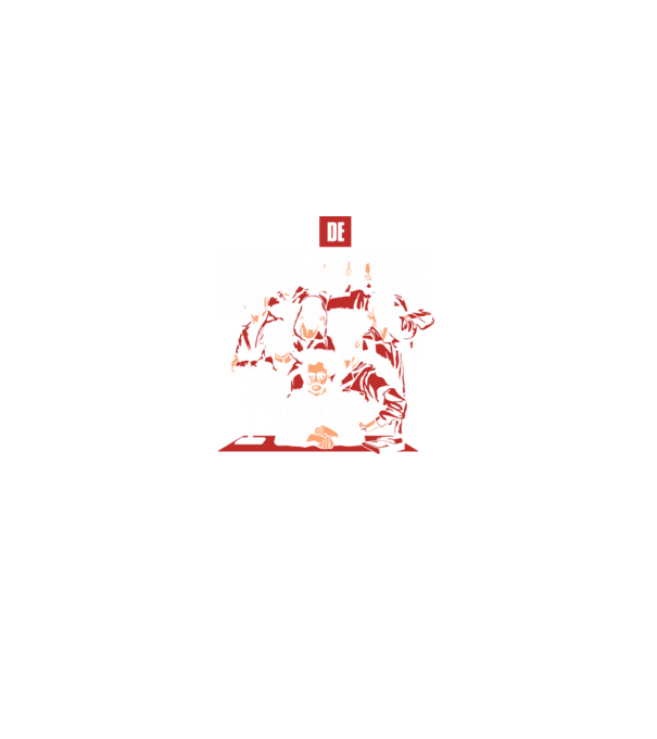 La casa de papel grupo model negru pe tricou