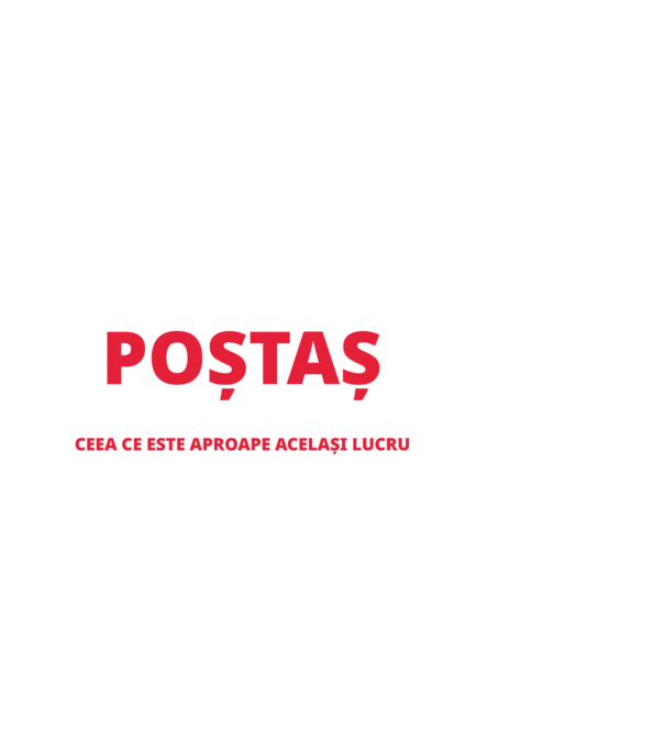 Supererou poştaş model negru pe tricou