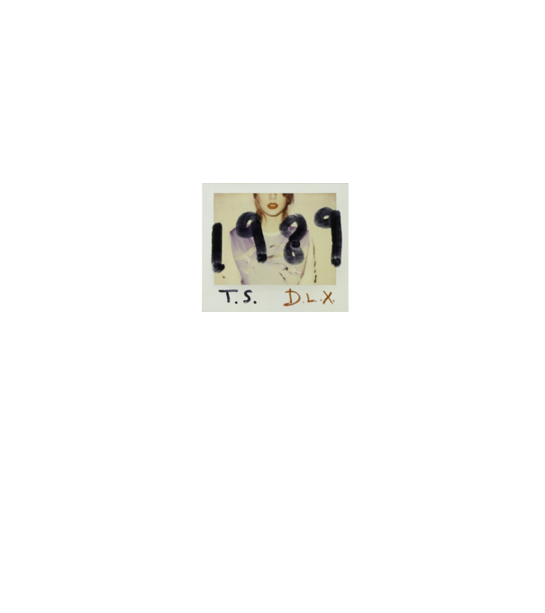 Taylor Swift polaroid model alb pe tricou
