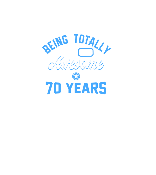 Being totally awesome 70 model turcoaz pe tricou