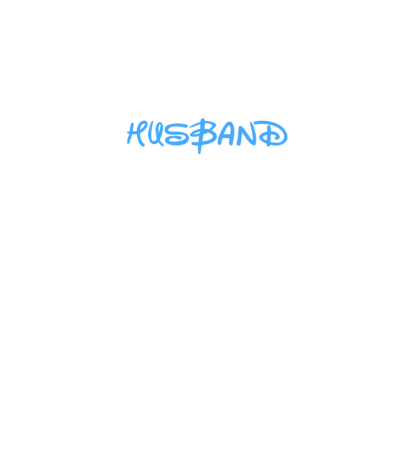 Husband model alb pe tricou