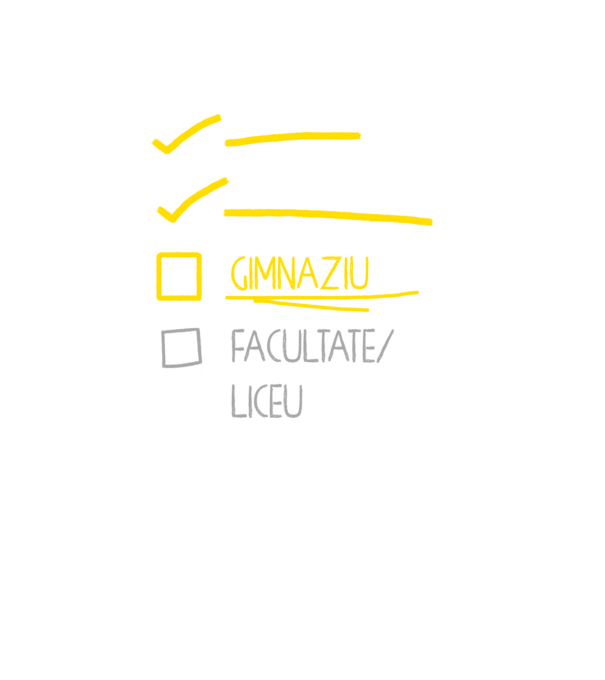 Cheklist educație - Școala primară negru model negru pe tricou