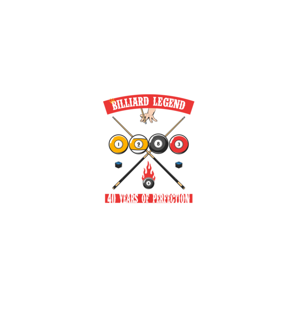 Billiard legend born in 1983 model negru pe tricou