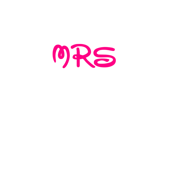 Mrs model alb pe tricou