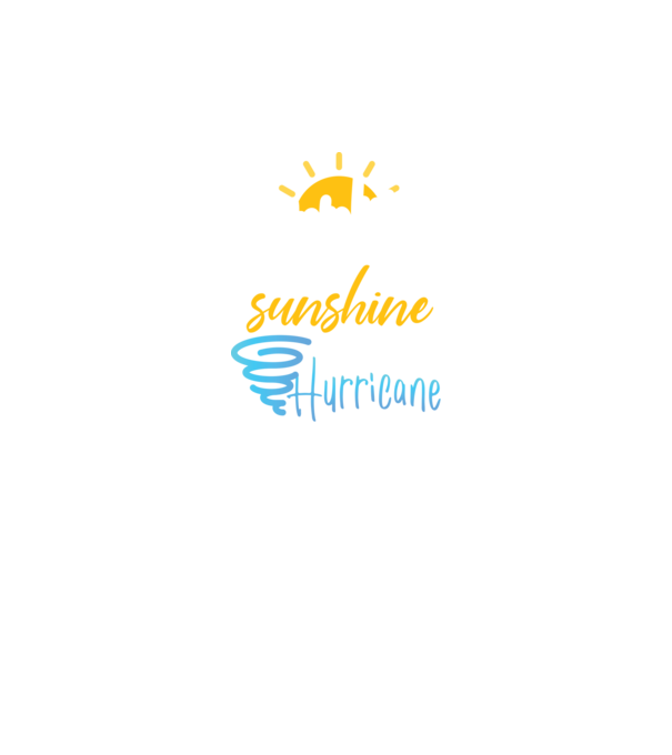September Girls are Sunshine mixed with a little Hurricane model negru pe tricou