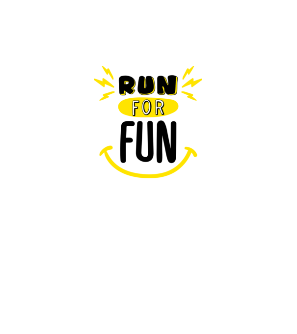Run for fun model gri pe tricou