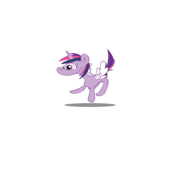 ugly my little pony model alb pe tricou