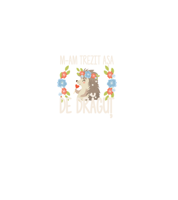 M-am trezit așa de drăguț model turcoaz pe tricou