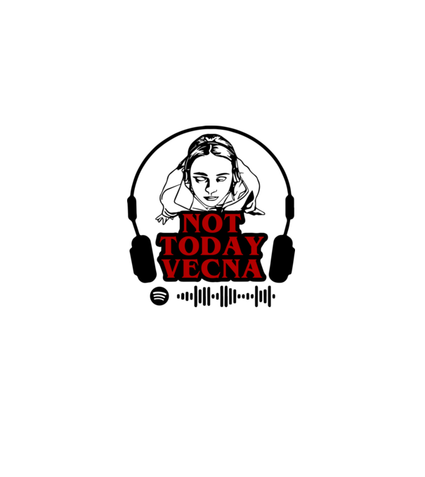 not today vecna model gri pe tricou