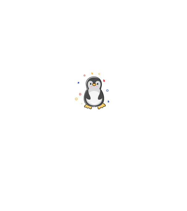 Just a girl who loves Penguins white model albastru jeanși pe tricou
