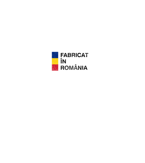 Fabricat în România model negru pe tricou