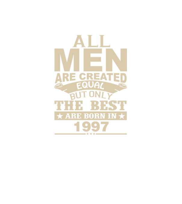 All men are created - 1997 model gri închis pe tricou
