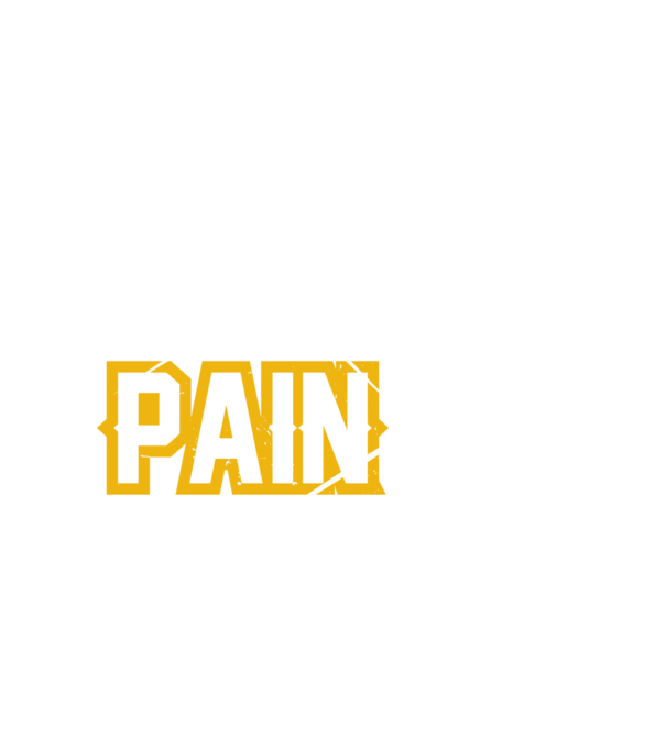 No Pain No Gain model negru pe tricou