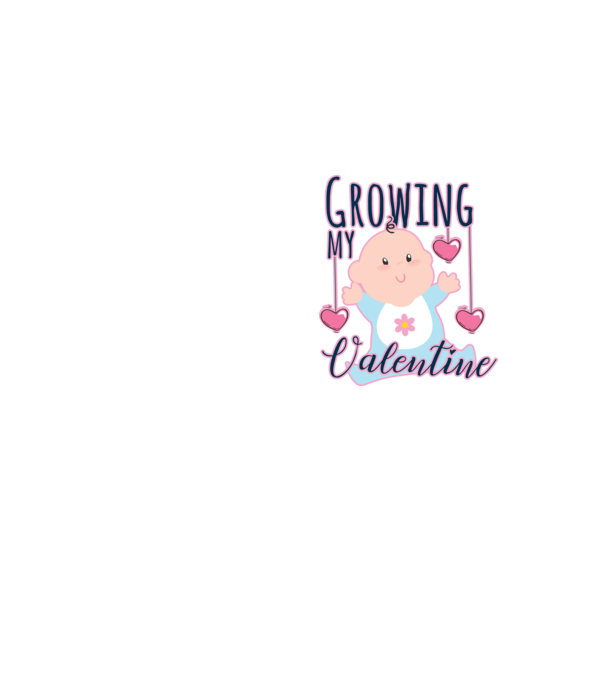 Growing my Valentine model galben neon pe tricou